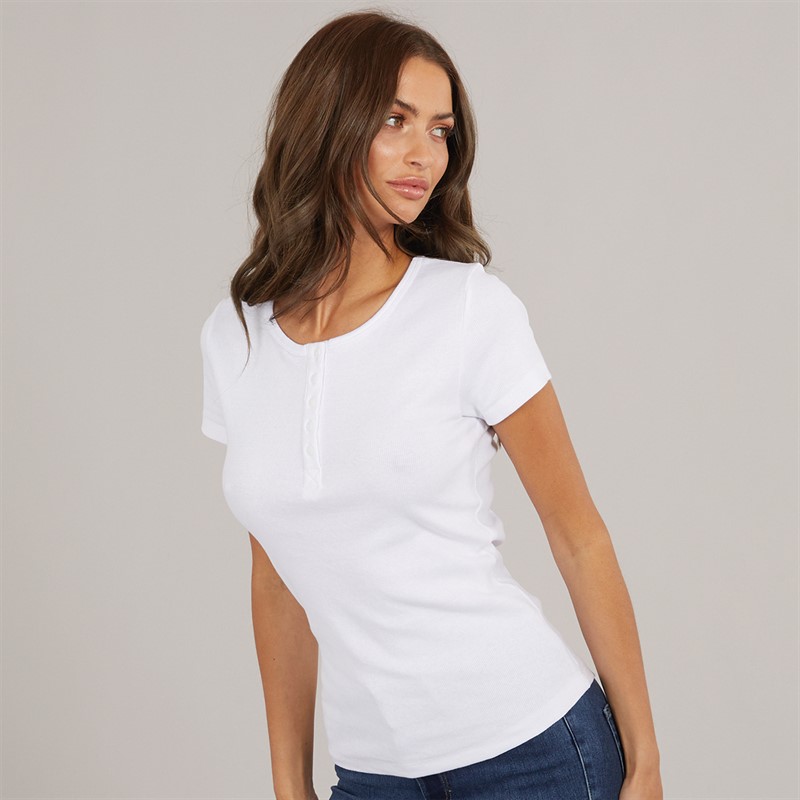 Womens Donnie Top White - Size S