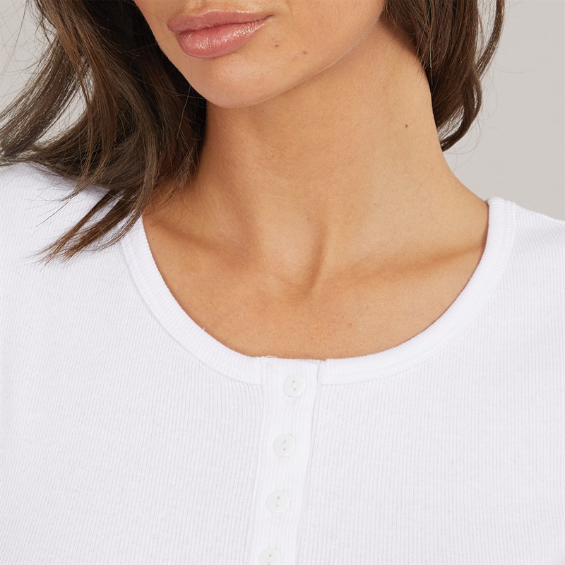 Brave Soul Womens Donnie Top White