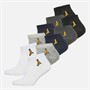 Brave Soul Junge Zehner Pack Turnschuh Socken Multi