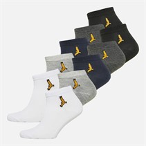 Brave Soul Boys Ten Pack Trainer Socks Multi