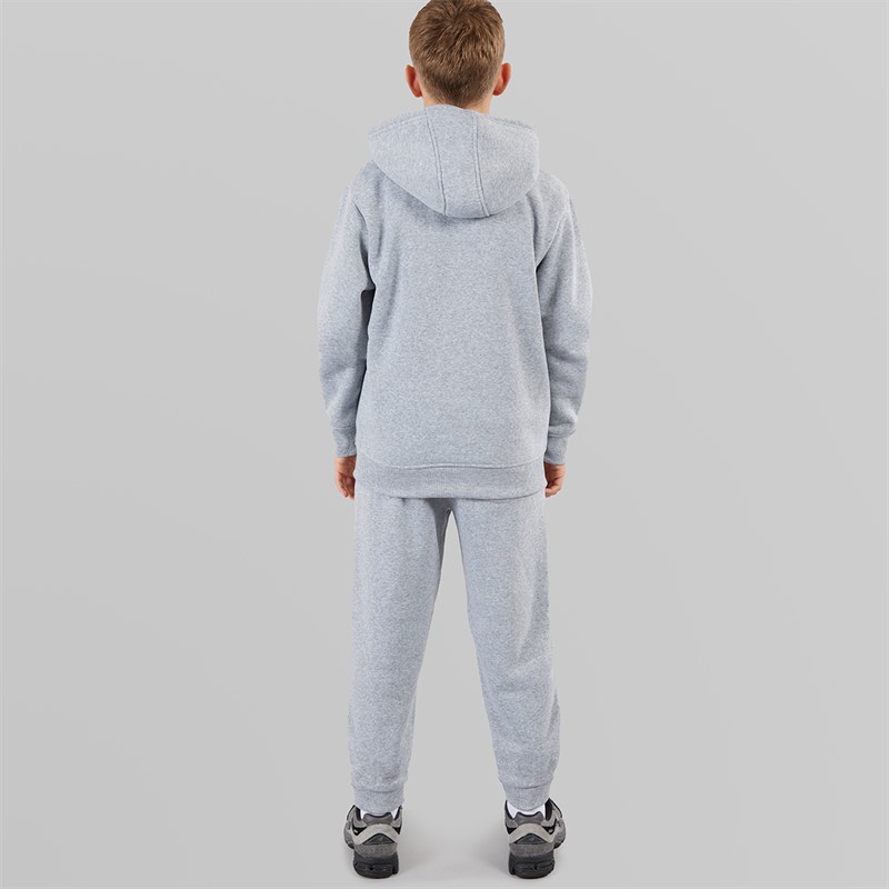 Brave Soul Junge Trainingsanzug Hell Grau Meliert