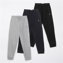 Brave Soul Boys Three Pack Joggers Multi