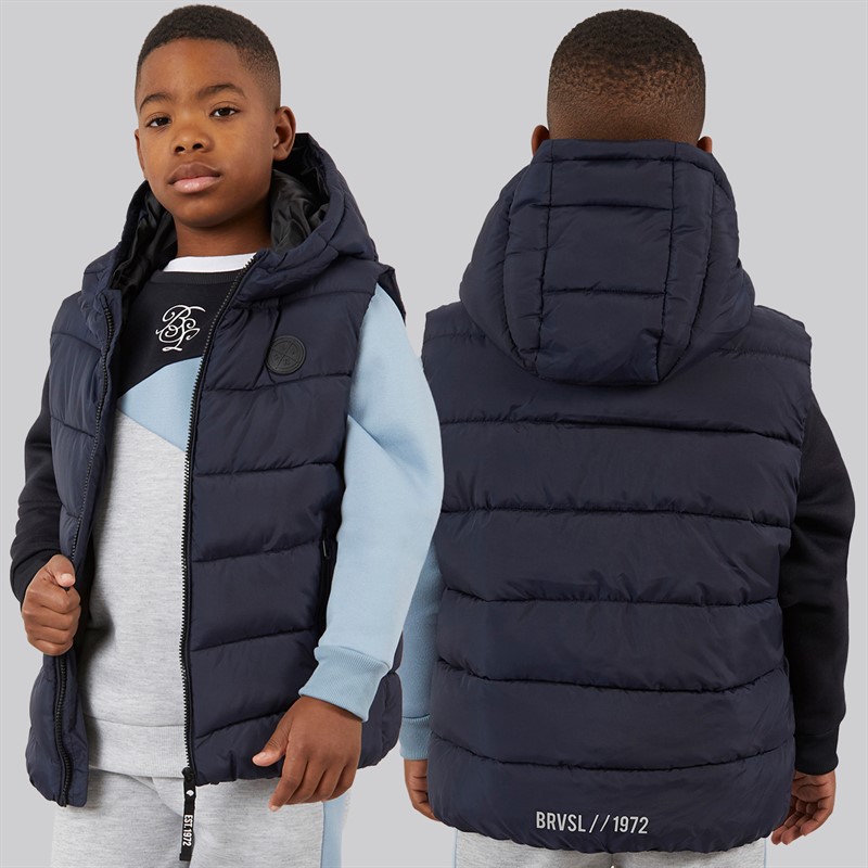 Brave Soul Junge Trainingsanzug und Weste Set Multi