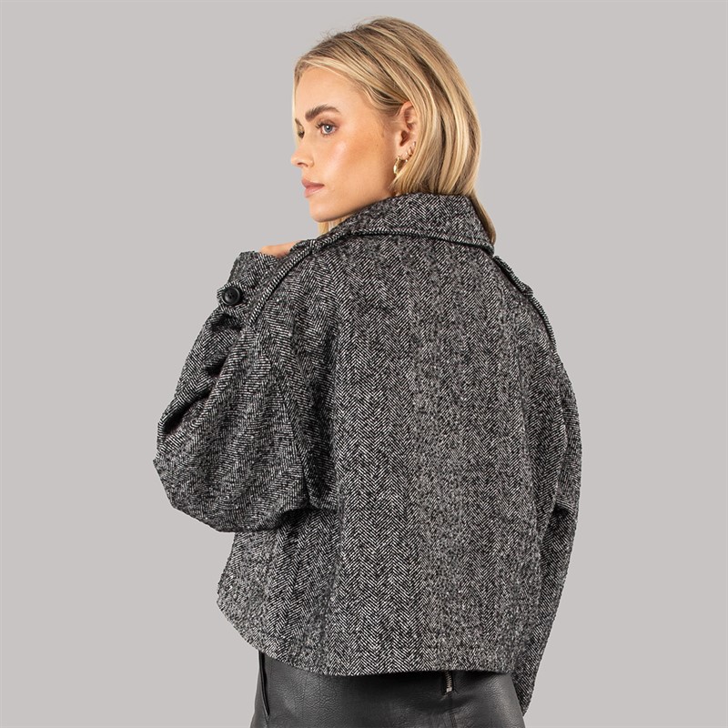 Brave Soul Womens Tina Jacket Black