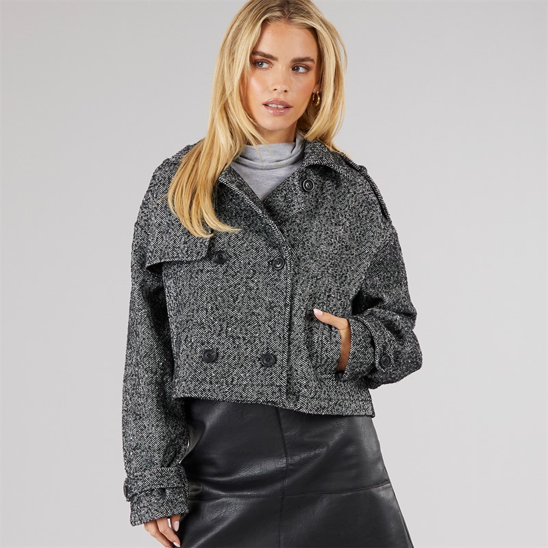 Brave Soul Womens Tina Jacket Black