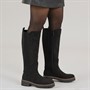 Brave Soul Womens Klara Knee High Boots Black