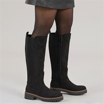 Brave Soul Womens Klara Knee High Boots Black