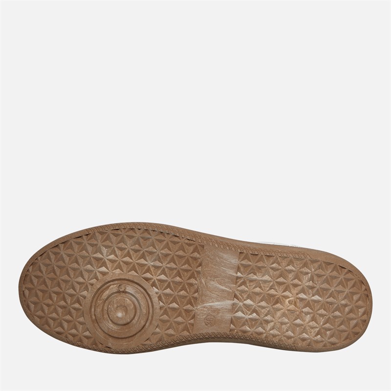 Brave Soul Womens Jayla Trainers White/Leopard