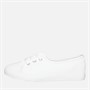 Brave Soul Womens Gemma PU Trainers White