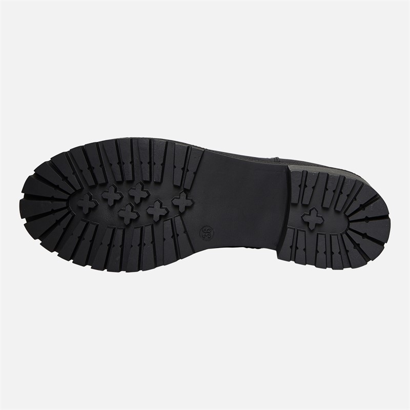 Brave Soul Womens Sara Chelsea Boots Black