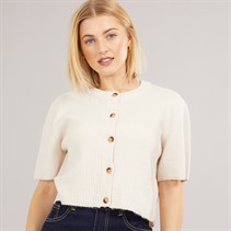 Brave Soul Womens Spring Cardigan Ivory
