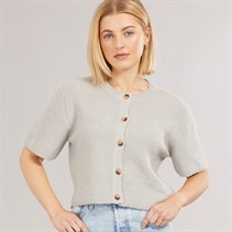 Brave Soul Womens Spring Cardigan Dove Grey