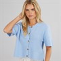 Brave Soul Womens Spring Cardigan Pale Blue