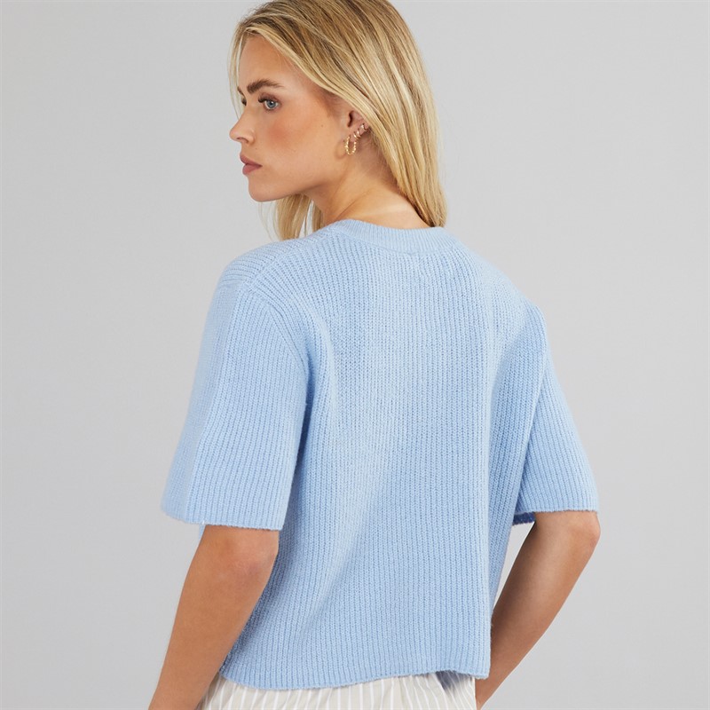 Brave Soul Womens Spring Cardigan Pale Blue