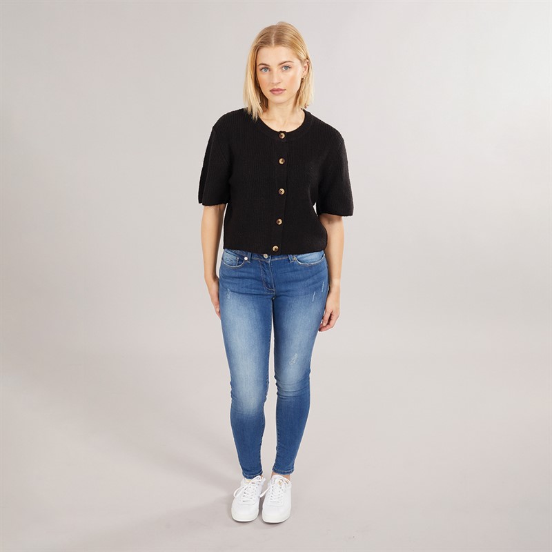 Brave Soul Womens Spring Cardigan Black