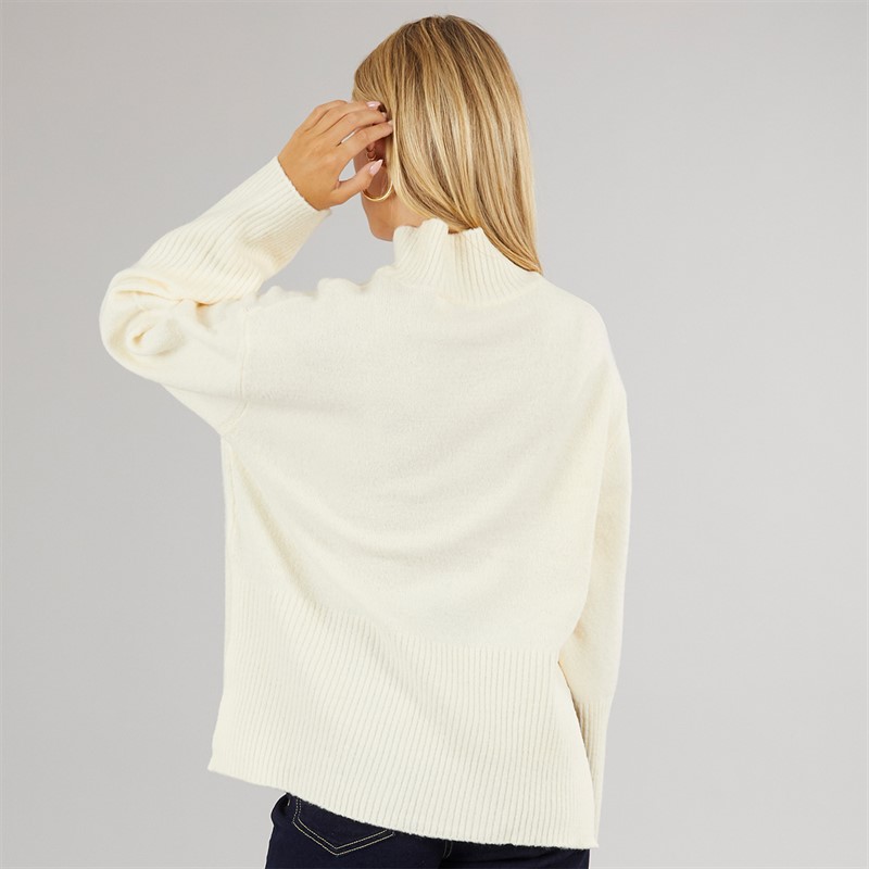 Brave Soul Womens Mongo Jumper Cream