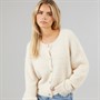 Brave Soul Womens Cloud Fluffy Cardigan Oatmeal