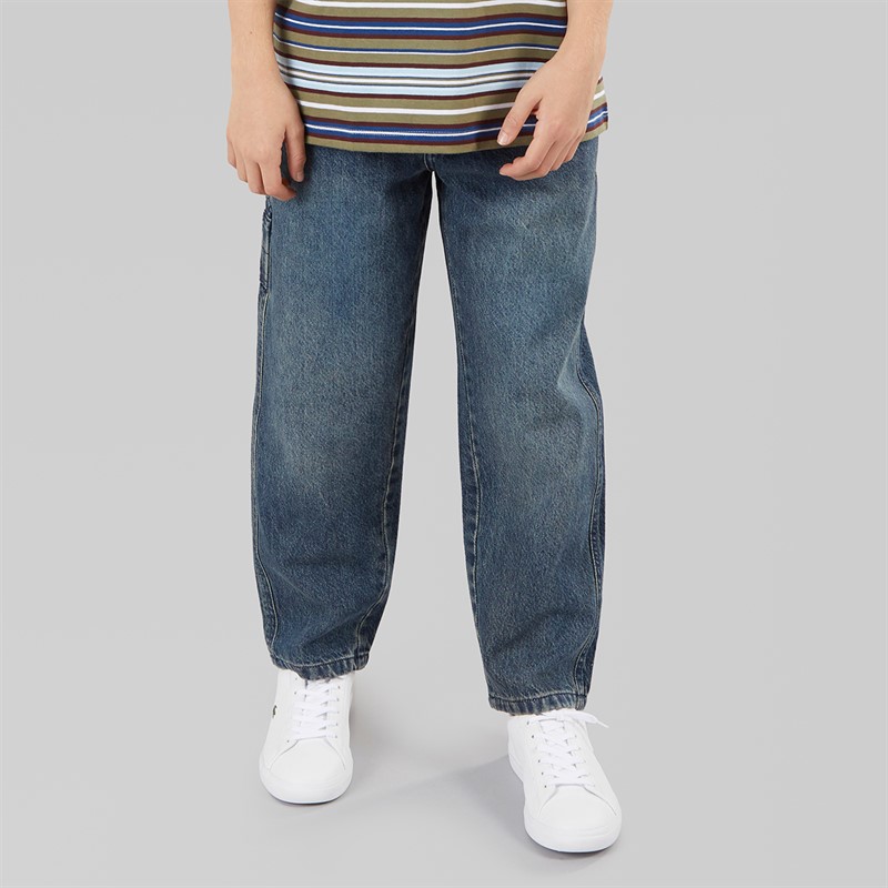 Brave Soul Boys Loose Fit Jeans Mid Blue