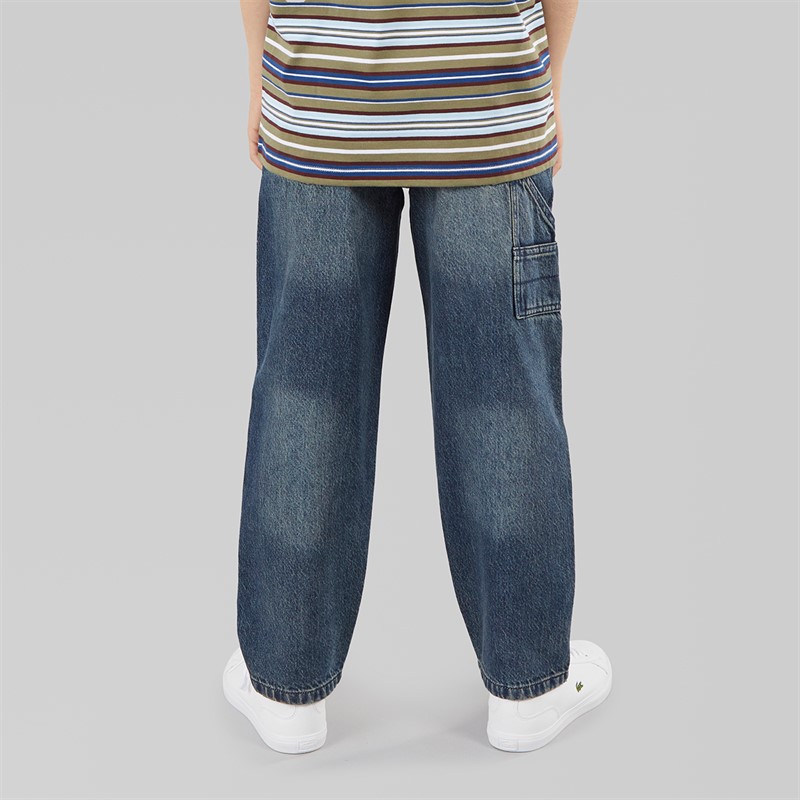 Brave Soul Boys Loose Fit Jeans Mid Blue