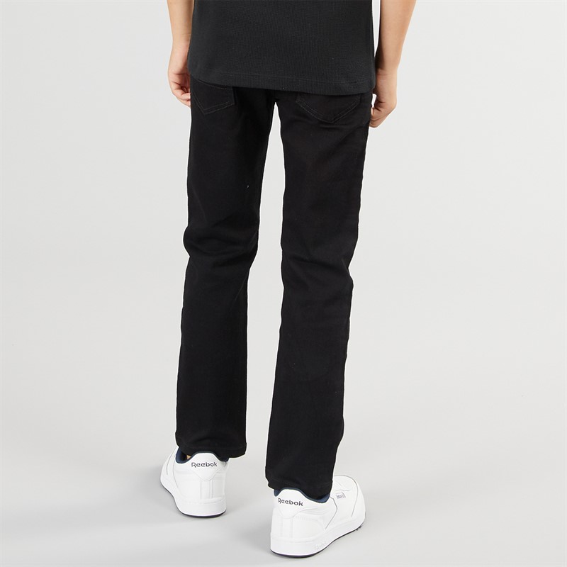 Brave Soul Junge Normale Passform Jeans Schwarz