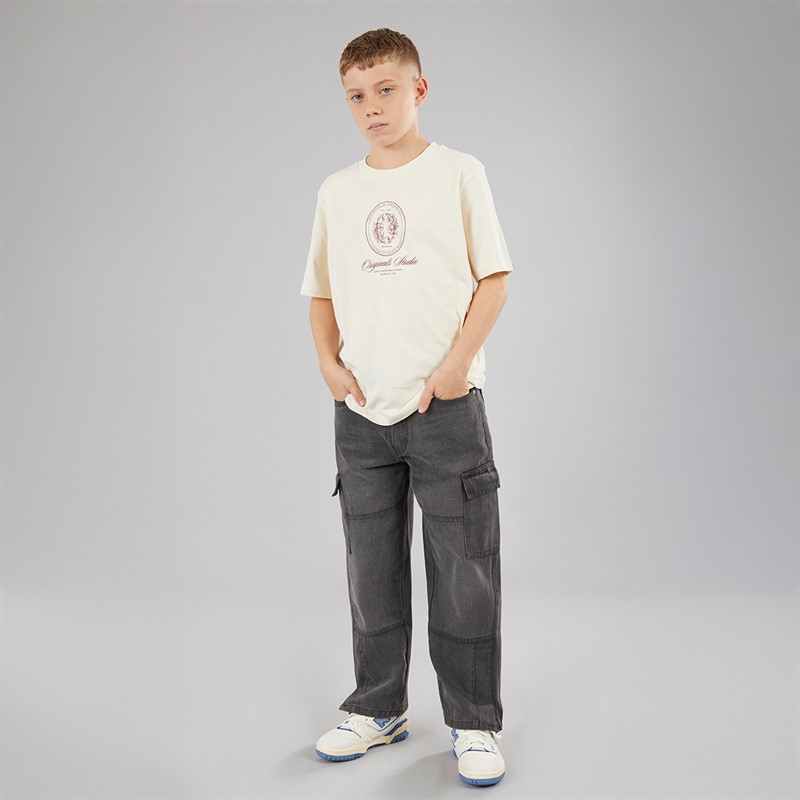 Brave Soul Boys Loose Fit Jeans Grey