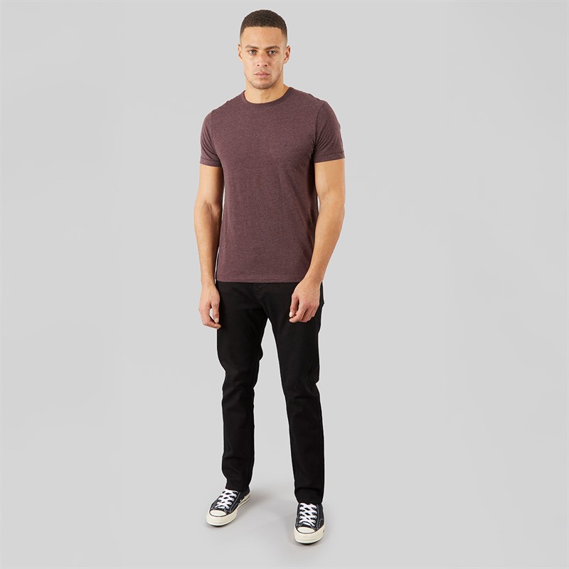 Brave Soul Mens Slim Fit Denim Jeans Blackwash