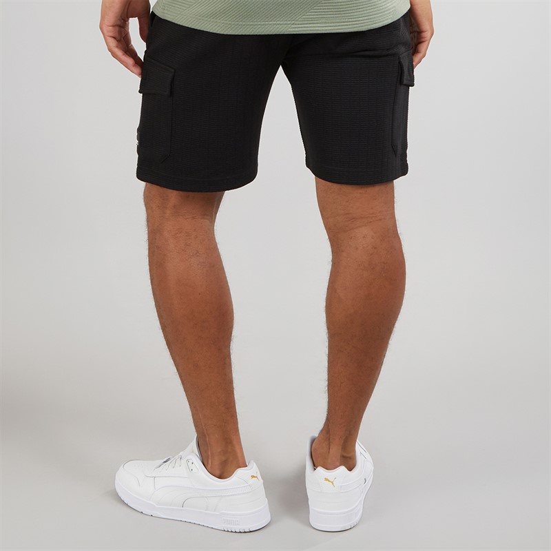 Brave Soul Mens Emery Shorts Black