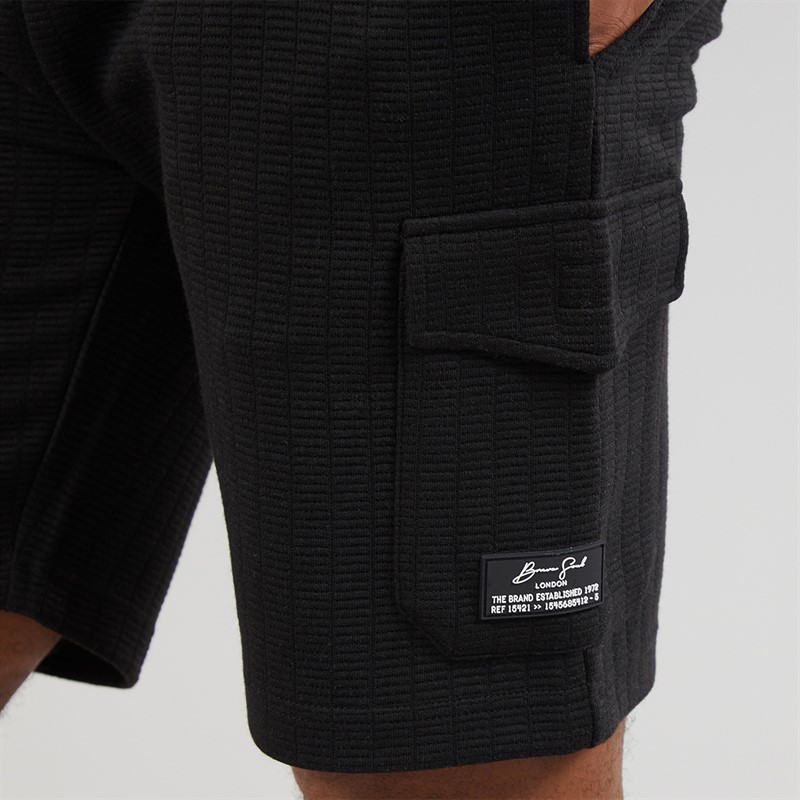 Brave Soul Mens Emery Shorts Black