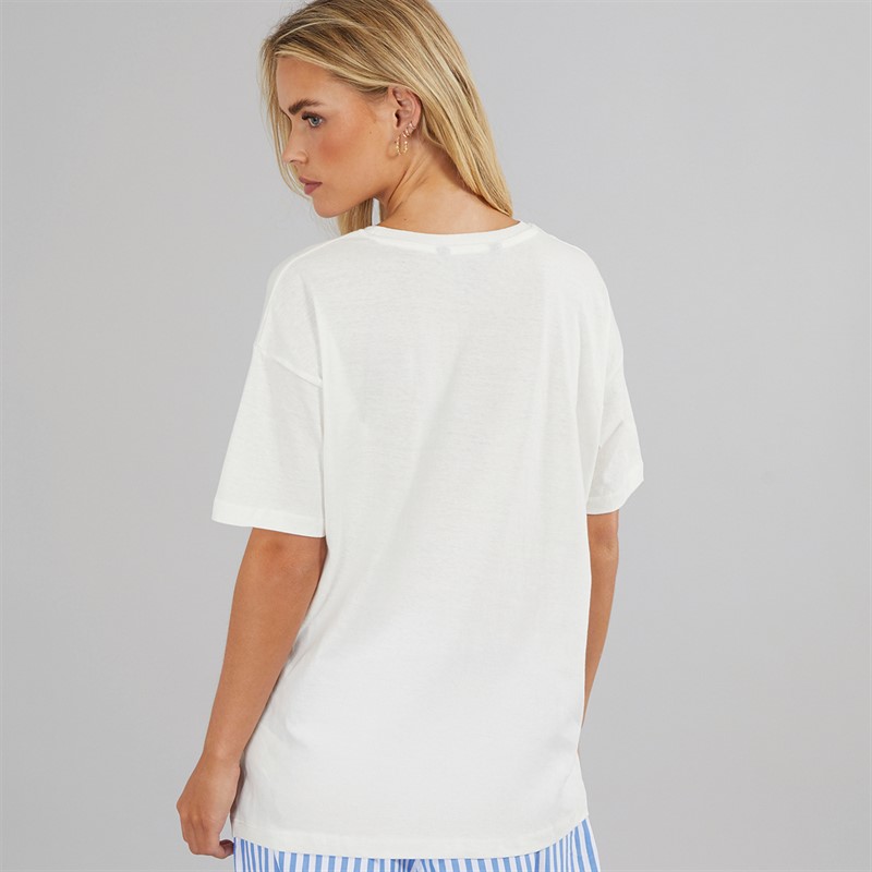 Brave Soul Womens Lala T-Shirt Cream