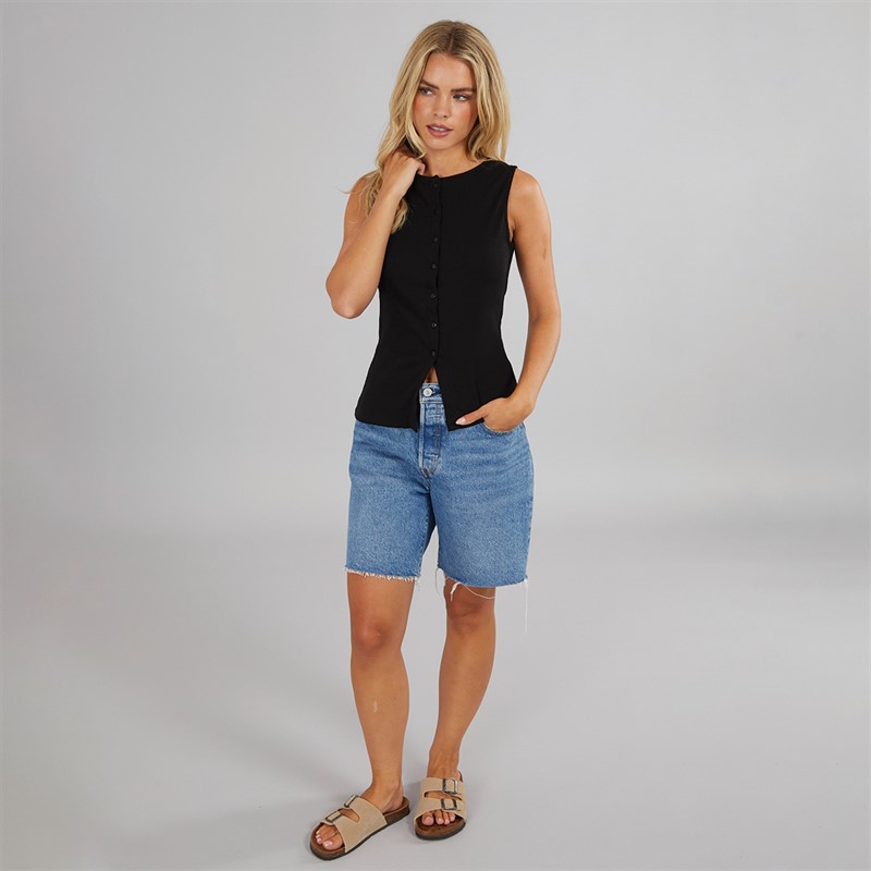 Brave Soul Womens Quantum Vest Black