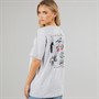 Brave Soul Womens Graphic T Shirt Grey Marl