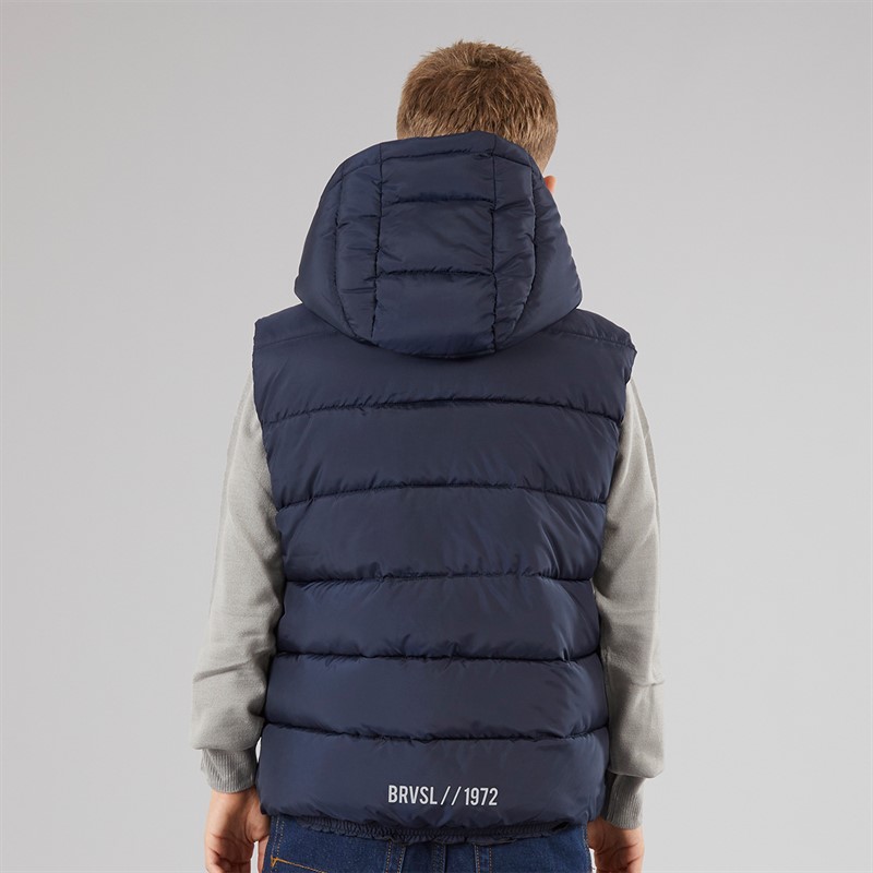 Brave Soul Boys Gilet Navy