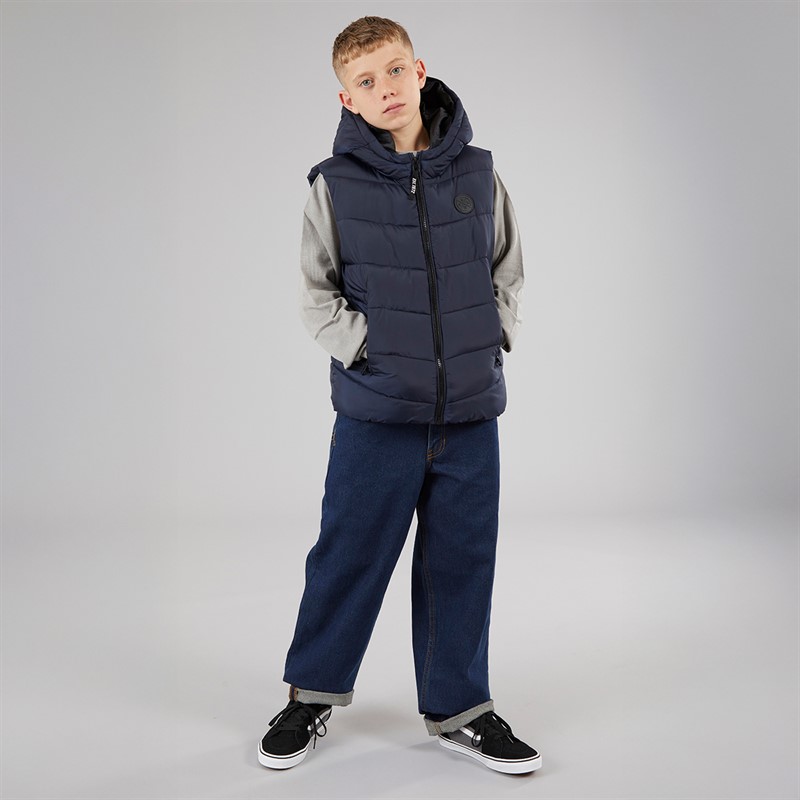 Brave Soul Boys Gilet Navy