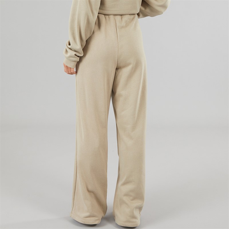 Brave Soul Womens Zoey Wide Leg Joggers Crockery