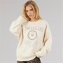Brave Soul Womens Park Sweatshirt Cream