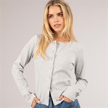 Brave Soul Womens Ellie Ribbed T-Shirt Grey Marl