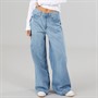 Brave Soul Womens Peyton Wide Leg Jeans Pale Blue