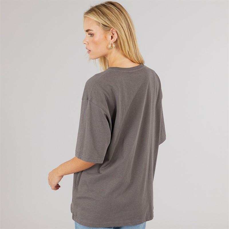 Brave Soul Womens Buse T-Shirt Ash