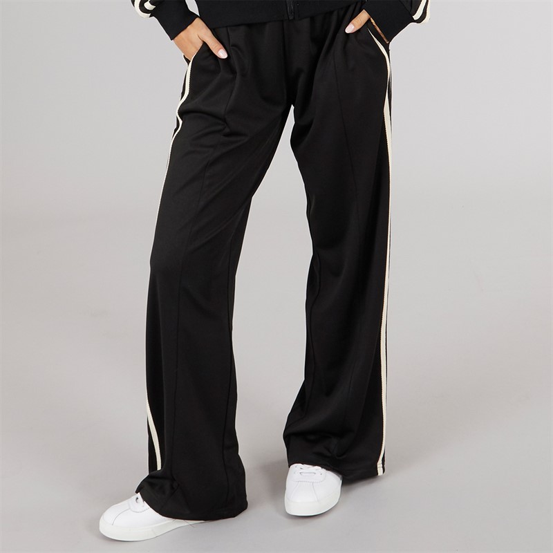 Brave Soul Womens Noelle Stripe Joggers Black/Cream