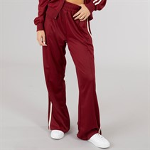 Brave Soul Womens Noelle Stripe Joggers Burgundy/Cream