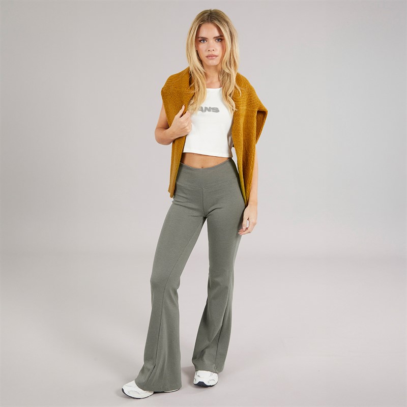 Brave Soul Womens Jane Yoga Pants Dark Grey Marl