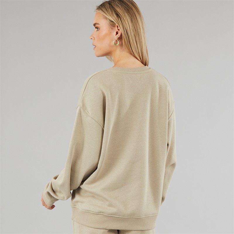 Brave Soul Womens Fortune Sweatshirt Crockery