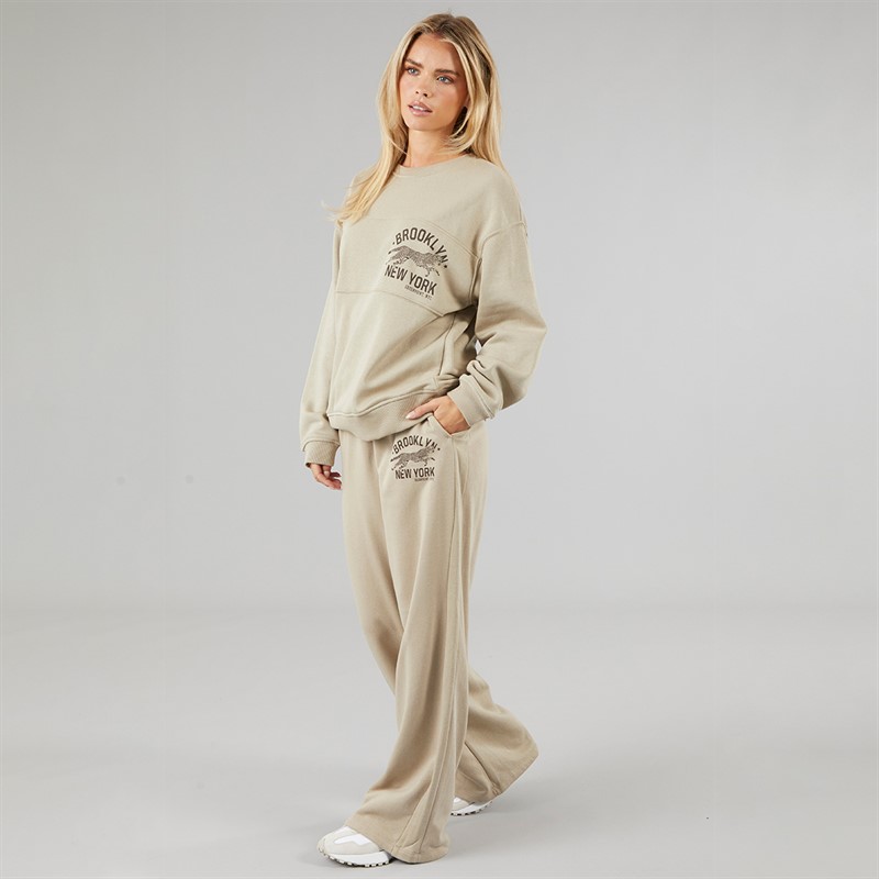 Brave Soul Womens Fortune Sweatshirt Crockery