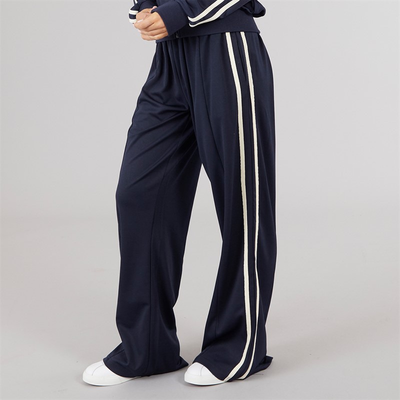 Brave Soul Womens Noelle Stripe Joggers Navy/Cream