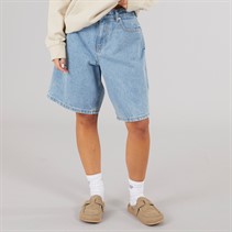 Brave Soul Womens Mich Denim Jorts Pale Blue