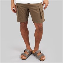 Brave Soul Mens Island Cargo Shorts Khaki