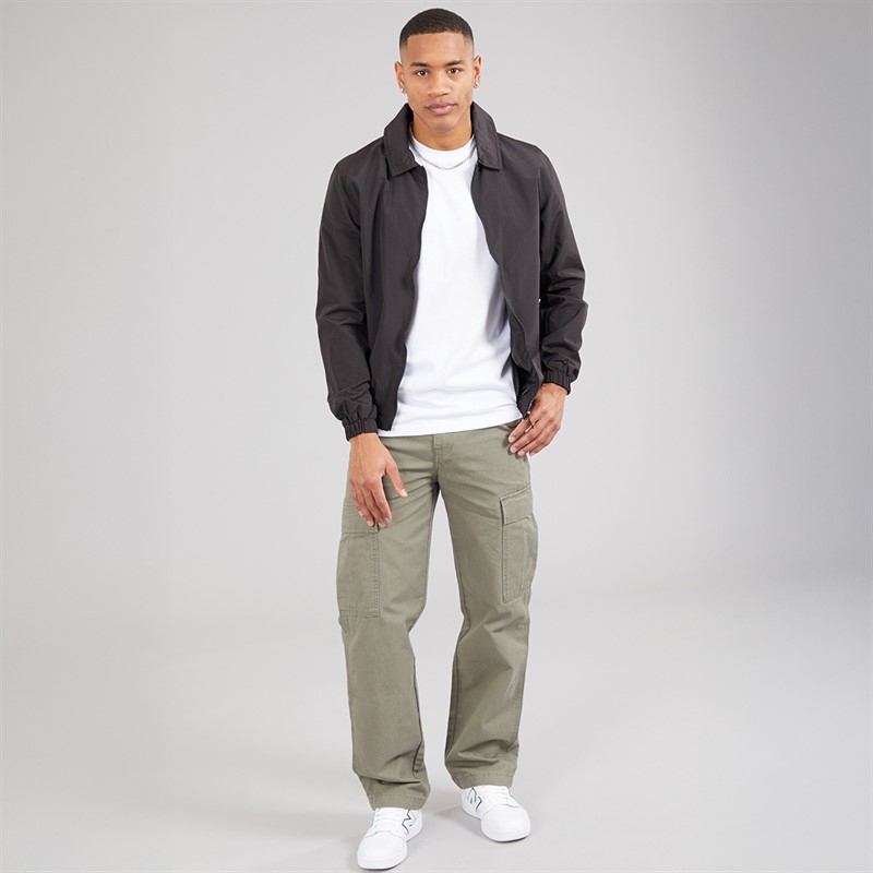 Brave Soul Mens Emilio Harrington Jacket Black