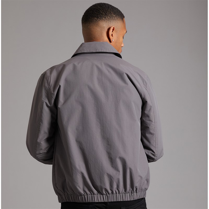 Brave Soul Mens Emilio Harrington Jacket Grey