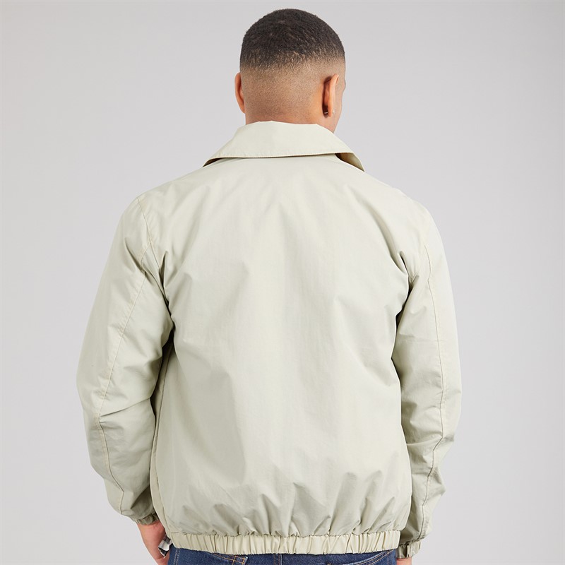 Brave Soul Mens Emilio Harrington Jacket Stone