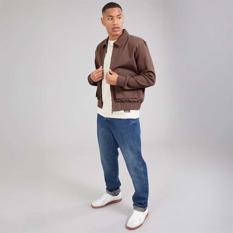 Brave Soul Mens Lochlan Twill Jacket Light Mocha Lt Mocha